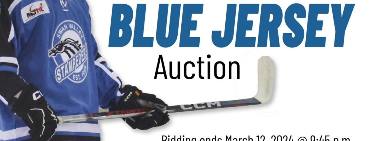 Stampeders 25th Season Blue Jersey Auction is Live